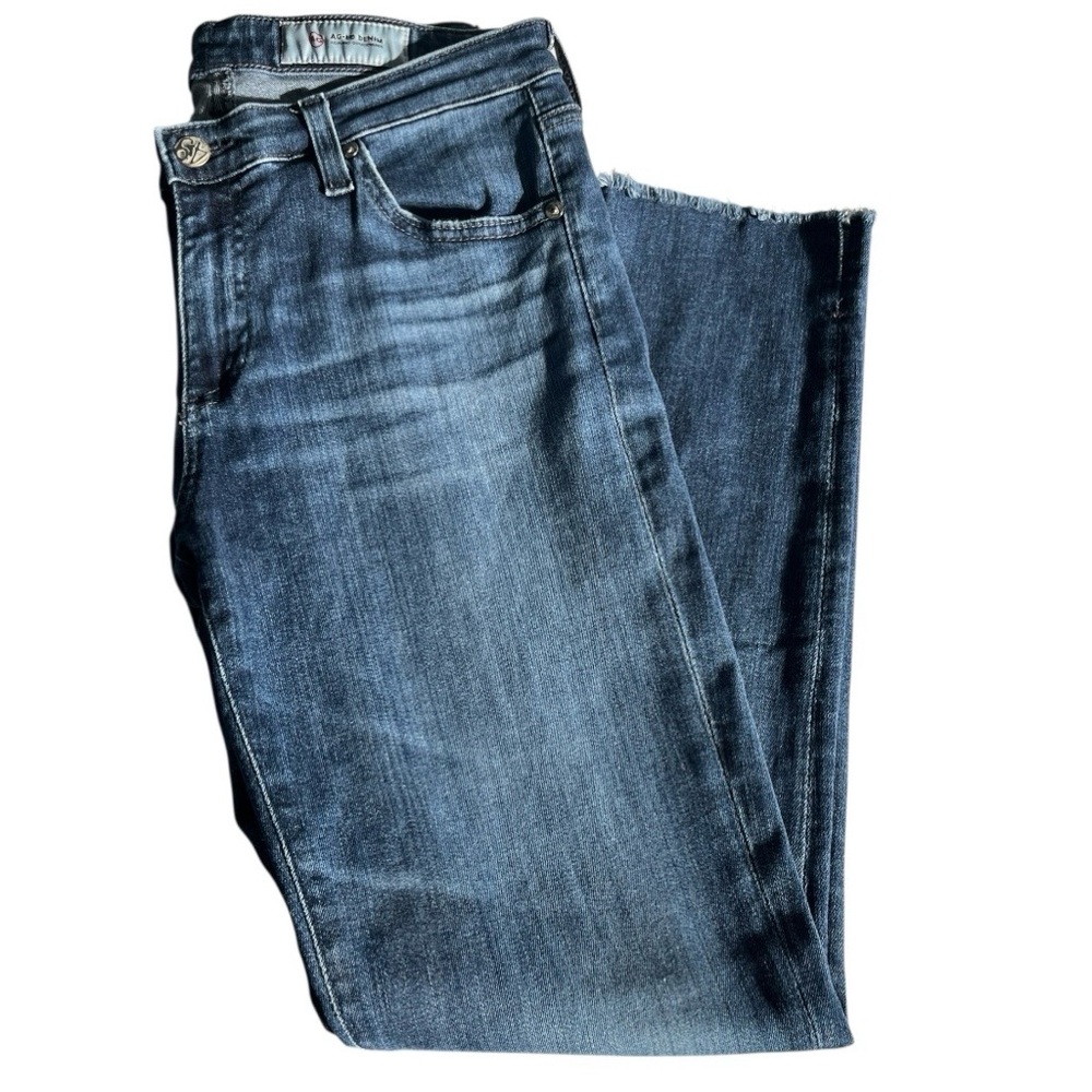 AG Jeans AG-ed Denim The Prima Crop Frayed Hem Cigarette Skinny Womens Size 28R